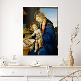Plakat Sandro Botticelli "Maryja i Jezus" - reprodukcja