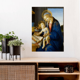 Plakat samoprzylepny Sandro Botticelli "Maryja i Jezus" - reprodukcja