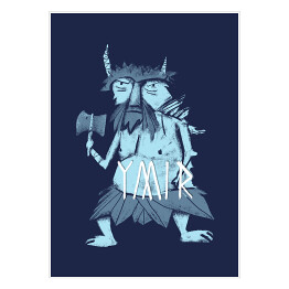 Plakat samoprzylepny Ymir - mitologia nordycka