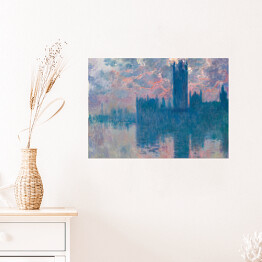 Claude Monet "Pałac Westminsterski 2" - reprodukcja