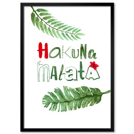 Obraz klasyczny Hakuna matata - napis