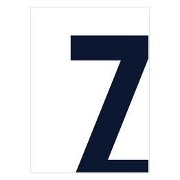 Plakat samoprzylepny Litera Z