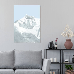 Plakat samoprzylepny Kangchenjunga - szczyty górskie