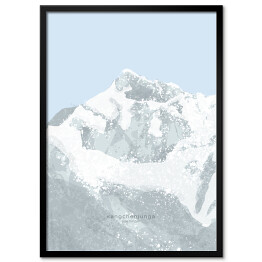 Obraz klasyczny Kangchenjunga - szczyty górskie