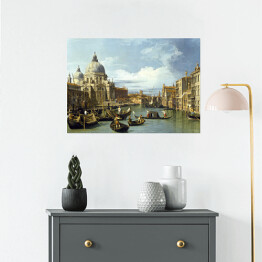Plakat samoprzylepny Canaletto - "The Entrance to the Grand Canal Venice"