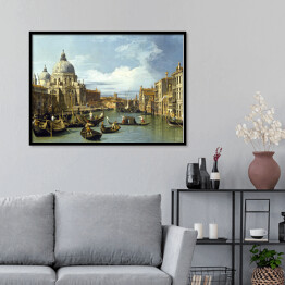 Plakat w ramie Canaletto - "The Entrance to the Grand Canal Venice"