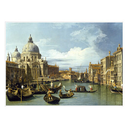 Plakat samoprzylepny Canaletto - "The Entrance to the Grand Canal Venice"