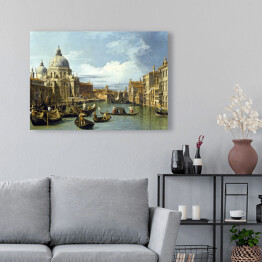 Obraz na płótnie Canaletto - "The Entrance to the Grand Canal Venice"