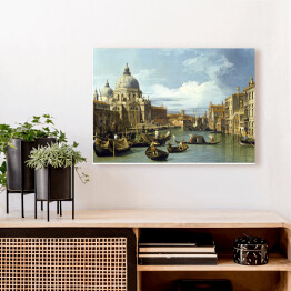 Obraz na płótnie Canaletto - "The Entrance to the Grand Canal Venice"