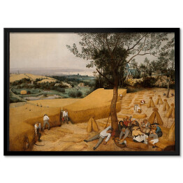 Plakat w ramie Pieter Bruegel "Żniwa"