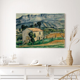 Obraz na płótnie Cézanne Paul "Dom w Prowansji" - reprodukcja