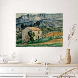 Plakat Cézanne Paul "Dom w Prowansji" - reprodukcja