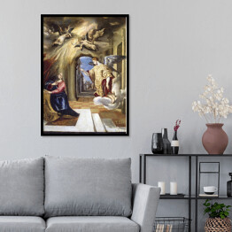 Plakat w ramie El Greco Zwiastowanie Reprodukcja obrazu