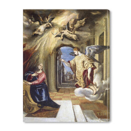 Obraz na płótnie El Greco Zwiastowanie Reprodukcja obrazu