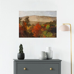 Plakat Winslow Homer. Jesienne wierzchołki drzew. Reprodukcja