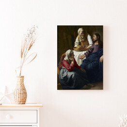 Obraz klasyczny Jan Vermeer Chrystus w domu Marii i Marty Reprodukcja