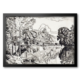 Obraz w ramie Paul Signac Les Andelys w letni poranek. Reprodukcja