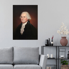 Plakat samoprzylepny Rembrandt "Portret George'a Waszyngtona" - reprodukcja