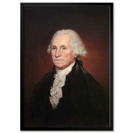 Plakat w ramie Rembrandt "Portret George'a Waszyngtona" - reprodukcja