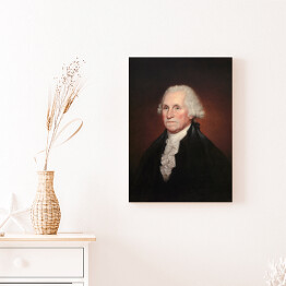 Obraz na płótnie Rembrandt "Portret George'a Waszyngtona" - reprodukcja