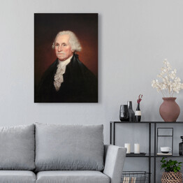 Obraz na płótnie Rembrandt "Portret George'a Waszyngtona" - reprodukcja