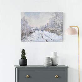 Obraz klasyczny Claude Monet Śnieg w Argenteuil Reprodukcja