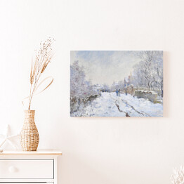 Obraz klasyczny Claude Monet Śnieg w Argenteuil Reprodukcja