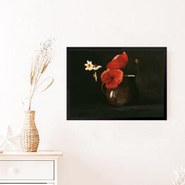 Obraz w ramie Odilon Redon Maki i stokrotki. Reprodukcja