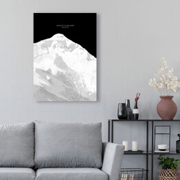 Obraz na płótnie Mount Everest - minimalistyczne szczyty górskie