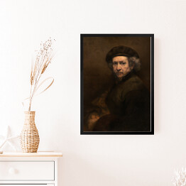 Obraz w ramie Rembrandt Autoportret. Reprodukcja