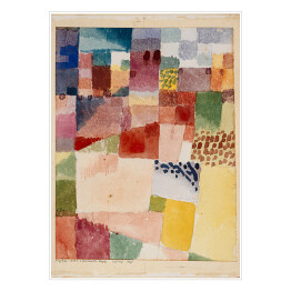 Plakat samoprzylepny Paul Klee Motif from Hammamet Reprodukcja obrazu