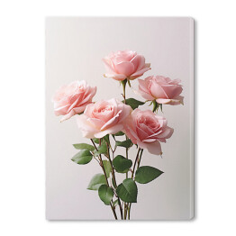 Obraz na płótnie Bukiet różowe róże