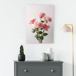 Obraz klasyczny Bukiet różowe róże