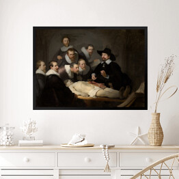 Obraz w ramie Rembrandt "Lekcja anatomii doktora Tulpa" - reprodukcja