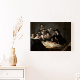 Obraz na płótnie Rembrandt "Lekcja anatomii doktora Tulpa" - reprodukcja