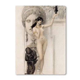 Obraz na płótnie Gustav Klimt Allegory of Sculpture. Reprodukcja 