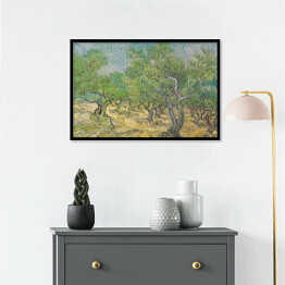 Plakat w ramie Vincent van Gogh "Gaj oliwny II" - reprodukcja