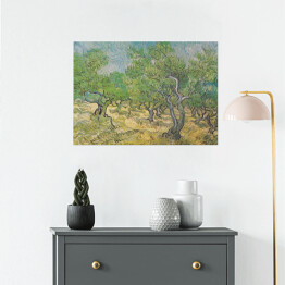 Plakat samoprzylepny Vincent van Gogh "Gaj oliwny II" - reprodukcja