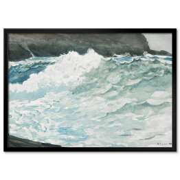 Plakat w ramie Winslow Homer Surf, Prout’s Neck Reprodukcja 