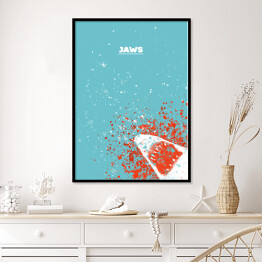 Plakat w ramie "Jaws" - filmy