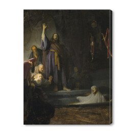 Obraz na płótnie Rembrandt Wskrzeszenie Łazarza. Reprodukcja