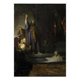 Plakat Rembrandt Wskrzeszenie Łazarza. Reprodukcja