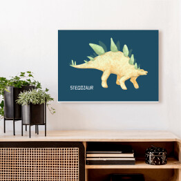 Obraz klasyczny Prehistoria - dinozaur Stegozaur
