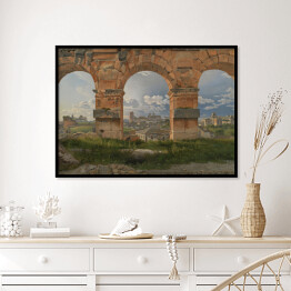 Plakat w ramie C. W. Eckersberg Trzy łuki Koloseum Reprodukcja obrazu