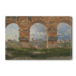Obraz na płótnie C. W. Eckersberg Trzy łuki Koloseum Reprodukcja obrazu