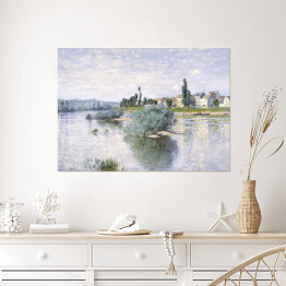 Plakat Claude Monet Sekwana w Lavacourt Reprodukcja obrazu