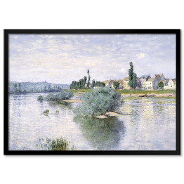 Plakat w ramie Claude Monet Sekwana w Lavacourt Reprodukcja obrazu