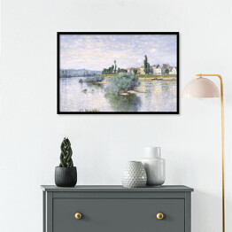 Plakat w ramie Claude Monet Sekwana w Lavacourt Reprodukcja obrazu