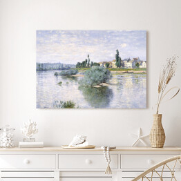 Obraz na płótnie Claude Monet Sekwana w Lavacourt Reprodukcja obrazu