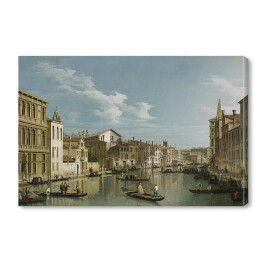 Obraz na płótnie Canaletto "The Grand Canal in Venice from Palazzo Flangini to Campo San Marcuola"